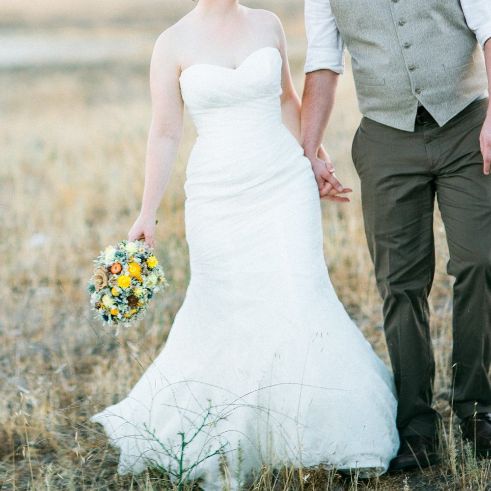 Petite Romantic Lace Wedding Dress